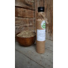 Hemp oil from hemp seeds, raw pressed, wooden press