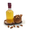 Almond oil from peeled almonds, raw pressed, wooden press