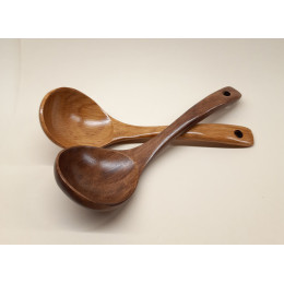 Small wooden ladle